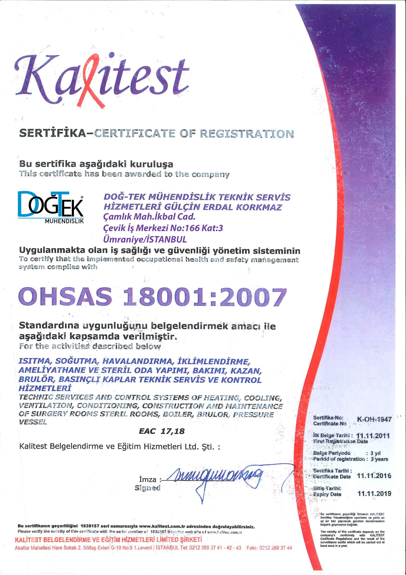 OHSAS 18001 1